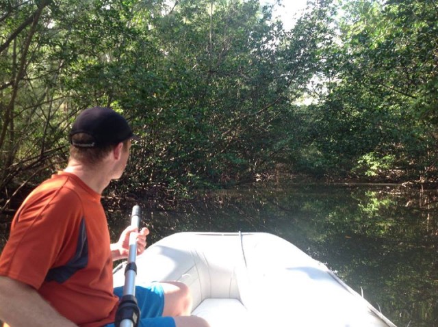 Exploring the mangroves at Oleta State Park